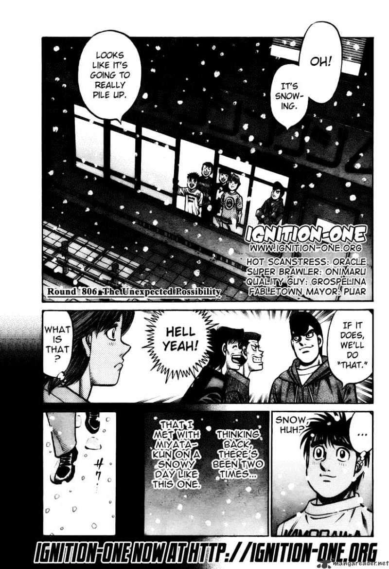 Hajime no Ippo: Fighting Spirit, Chapter 806 image 04